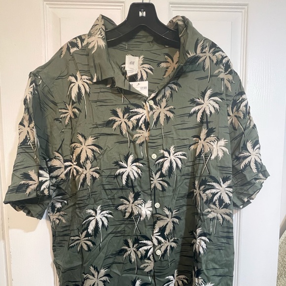 H&M Shirts Hm Mens Beach Shirt Poshmark